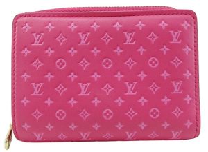 n47708 1 Bvlgari Pink Calfskin Serpenti Forever Zip Wallet