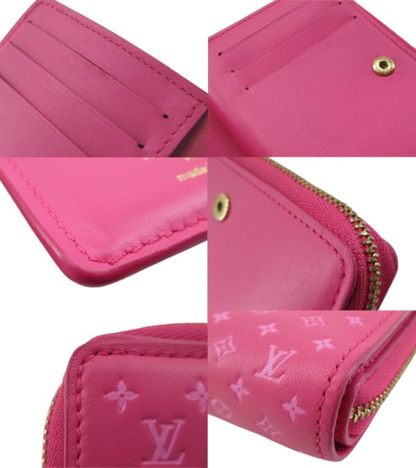 n47708 4 Louis Vuitton Nano Portefeuille Lou Short Wallet Rose