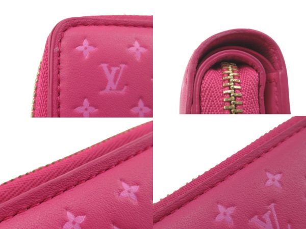 n47708 5 Louis Vuitton Nano Portefeuille Lou Short Wallet Rose