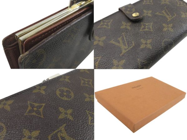 n47711 6 Louis Vuitton Monogram Continental Clutch Long Wallet Brown