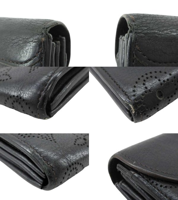 n47792 7 Louis Vuitton Mahina Portefeuille Iris Long Wallet Noir