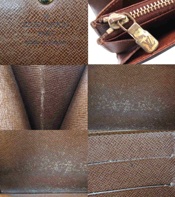 n47863 3 Louis Vuitton Monogram Pochette Porte Monet Long Wallet Brown