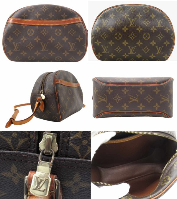 n47864 2 Louis Vuitton Monogram Blois Shoulder Bag Brown