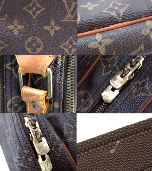 n47865 7 Louis Vuitton Monogram Reporter GM Crossbody Shoulder Bag Brown