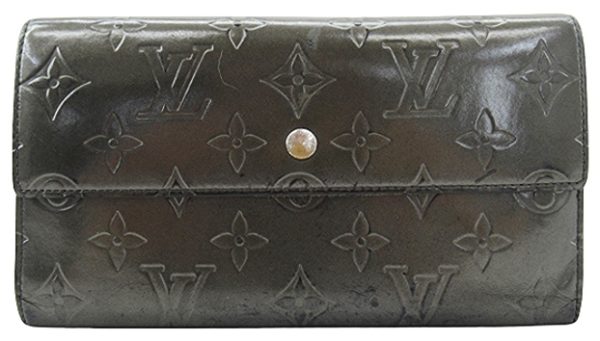 n47866 1 Louis Vuitton Monogram Matte Porto Tresor Long Wallet Noir Black