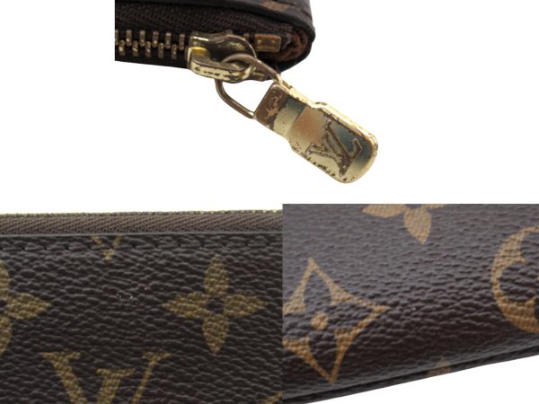 n47867 4 Louis Vuitton Monogram Etuit Voyage PM Clutch Pouch Brown