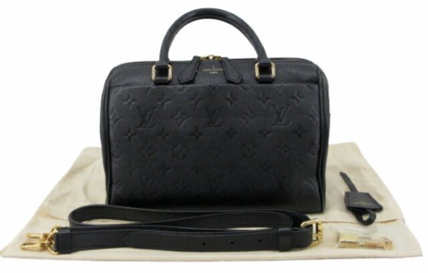 n48052 1 Louis Vuitton Empreinte Speedy Bandouliere 25 2WAY Mini Noir Black