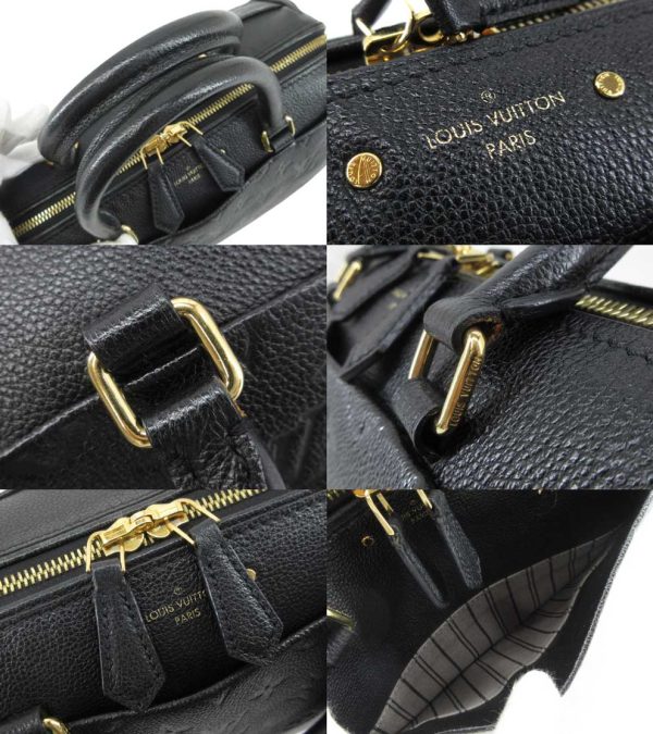 n48052 3 Louis Vuitton Empreinte Speedy Bandouliere 25 2WAY Mini Noir Black