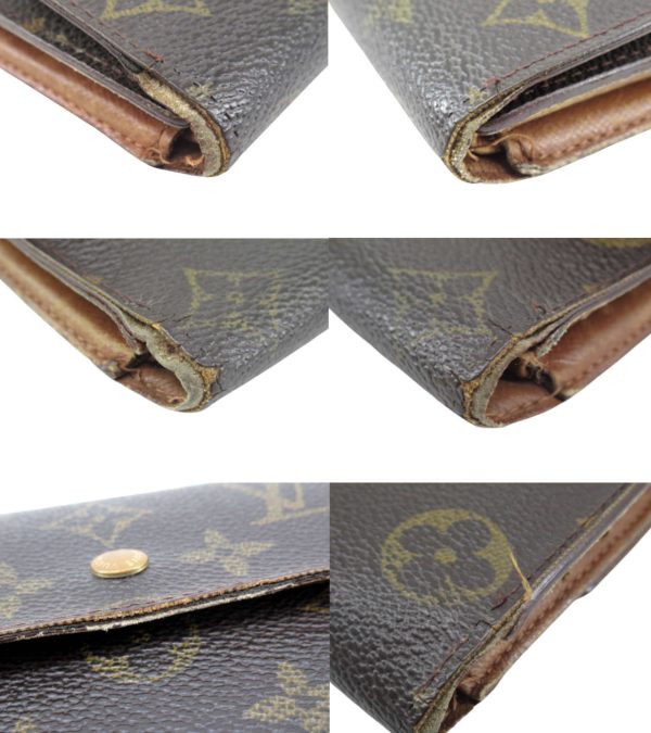 n48143 7 Louis Vuitton Monogram Porto Tresor Long Wallet Brown