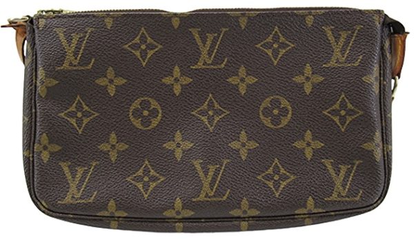 n48150 1 Louis Vuitton Monogram Pochette Accessoire Handbag Brown