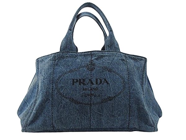 n48211 1 Prada Canapa Denim Tote Large Indigo