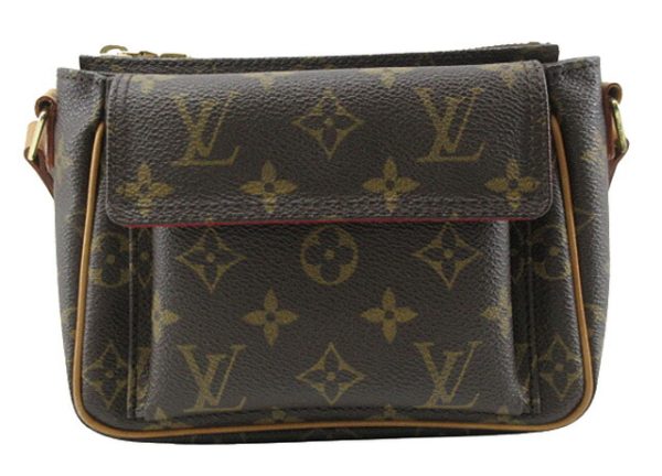 n48214 1 Louis Vuitton Monogram Viva Cité PM Shoulder Bag Brown