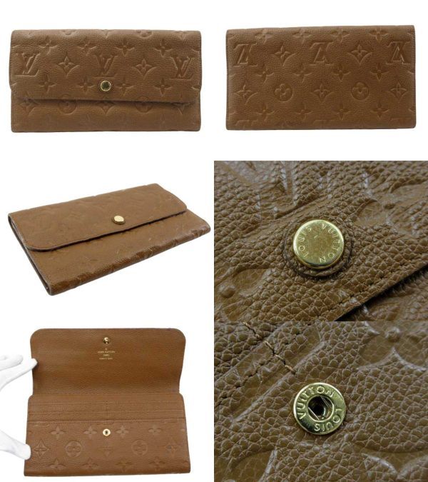 n48218 2 Louis Vuitton Empreinte Portefeuille Virtuose Long Wallet Avane