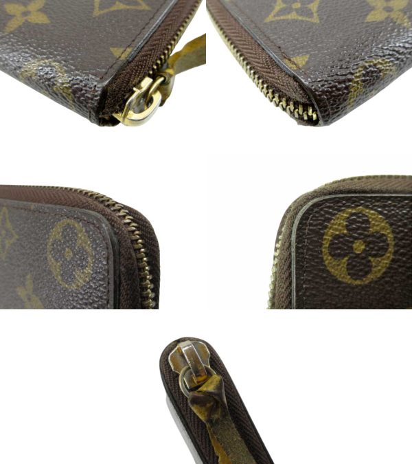 n48221 4 Louis Vuitton Monogram Portefeuille Clemence Long Wallet Mimosa