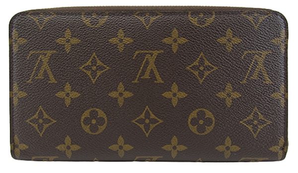 n48268 1 Louis Vuitton Monogram Zippy Organizer Brown