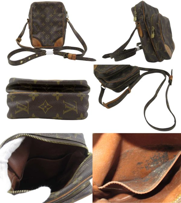 n48334 2 Louis Vuitton Monogram Amazon Crossbody Shoulder Bag Brown