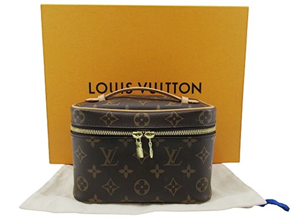 n48342 1 Louis Vuitton Monogram Nice Mini Handbag Brown