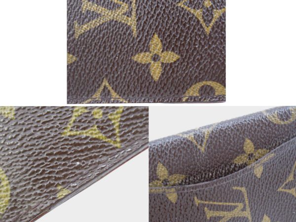 n48423 5 Louis Vuitton Monogram Organizer de Poche Card Case Brown