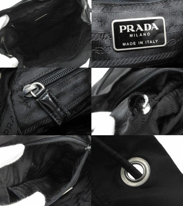 n48480 6 Prada Tessuto Nylon Rucksack Backpack Black