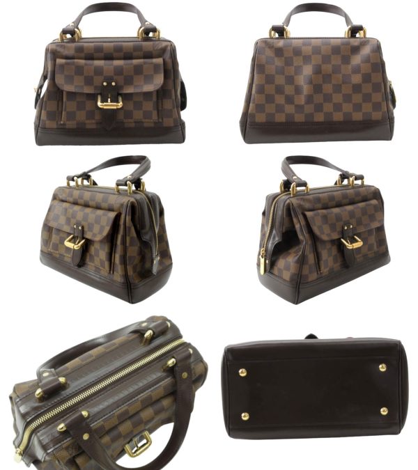 n48489 2 Louis Vuitton Damier Hebene Knightsbridge Tote Bag Brown