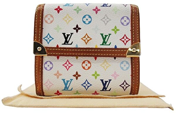 n48616 1 Louis Vuitton Monogram Multicolor Portomone Bier Hook Wallet Bronze