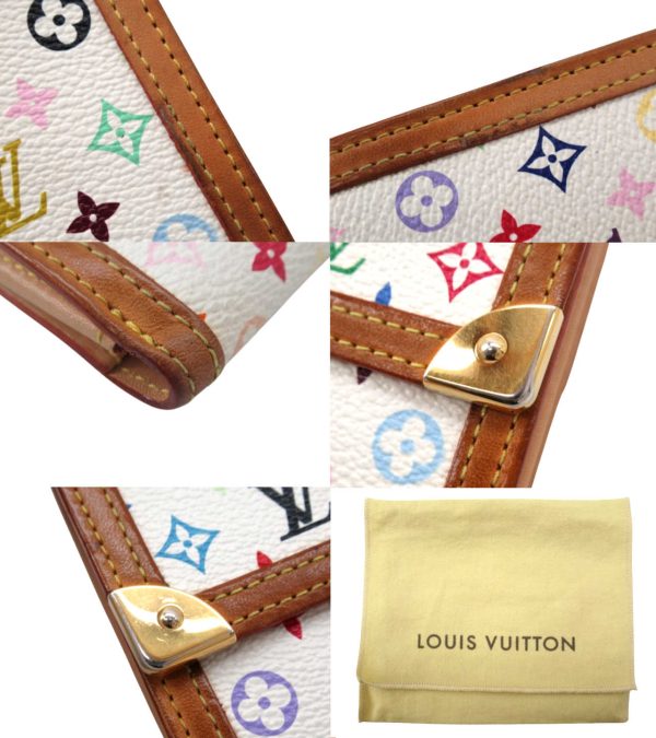 n48616 7 Louis Vuitton Monogram Multicolor Portomone Bier Cult W Hook Wallet Bron