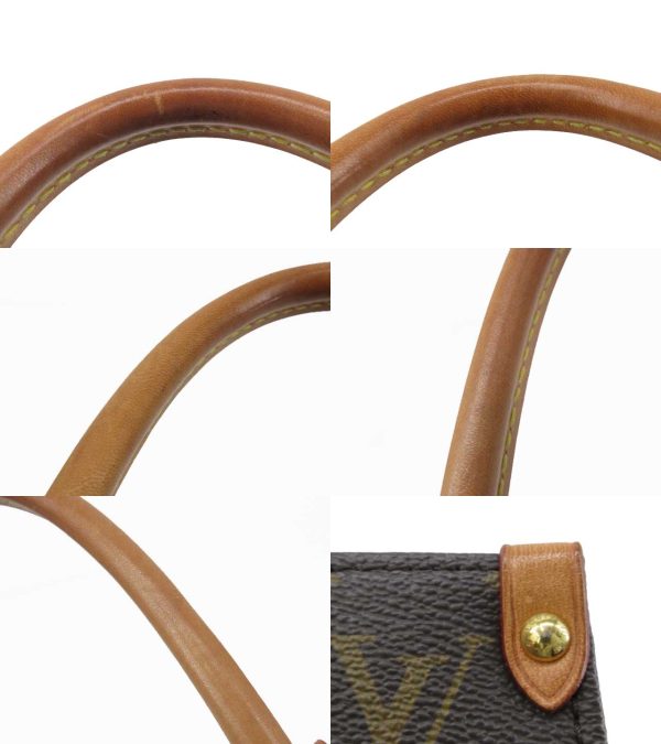 n48617 4 Louis Vuitton Monogram Sac Plat PM 2WAY Bag Brown