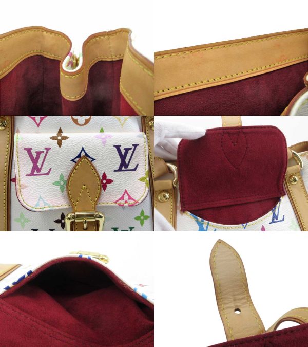 n48619 5 Louis Vuitton Multicolor Aurelia MM Shoulder Tote Bag