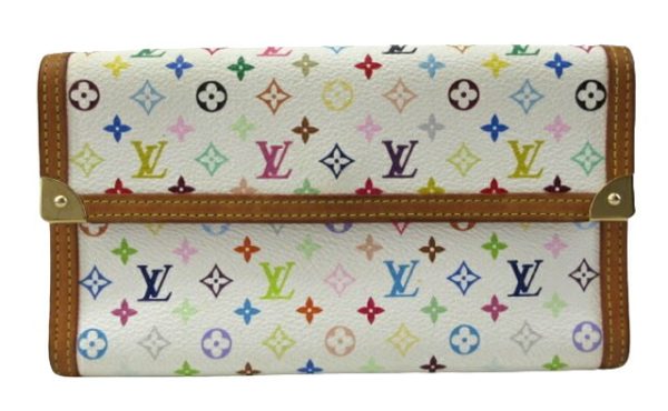 n48620 1 Louis Vuitton Monogram Multicolor Porto Tresor Long Wallet Brown