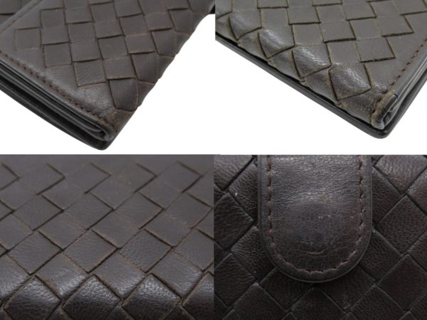 n48792 6 Bottega Veneta Intrecciato Long Wallet Brown