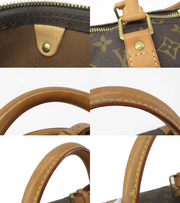 n48806 4 Louis Vuitton Monogram Keepall 55 Bag Brown