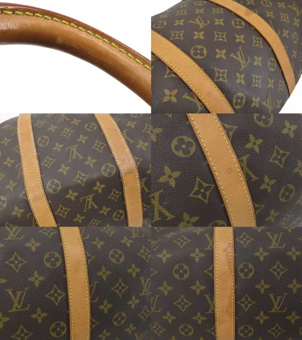 n48806 5 Louis Vuitton Monogram Keepall 55 Bag Brown