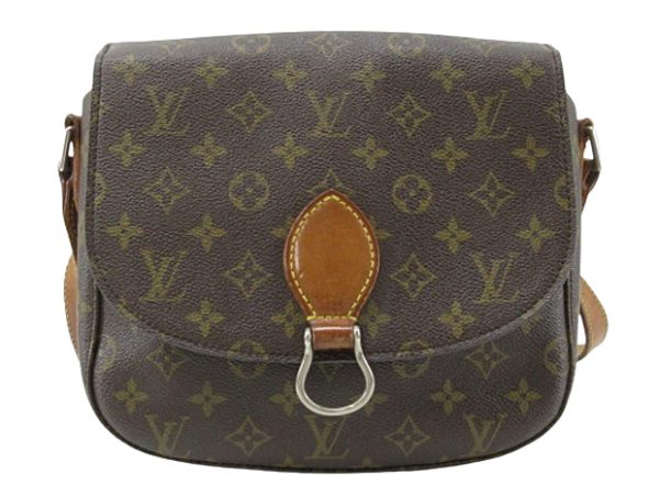 n48947 1 Louis Vuitton Monogram Saint Cloud GM Shoulder Bag Brown