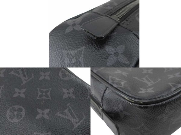 n49065 4 Louis Vuitton Eclipse Truth Toilette GM Clutch Black