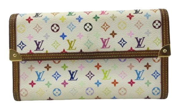 n49070 1 Louis Vuitton Monogram Multicolor Porto Tresor Long Wallet Bron