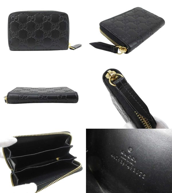 n49102 2 Gucci Guccisima Coin Case Black