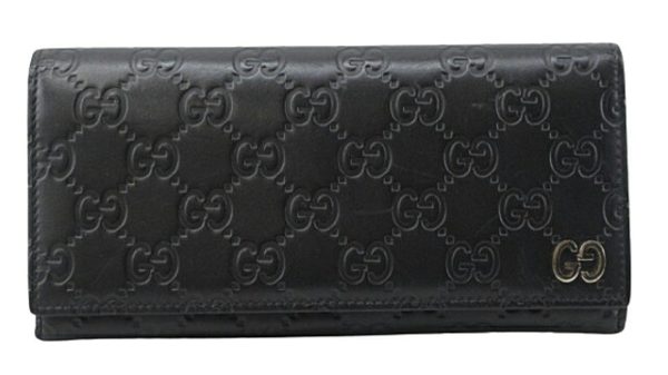 n49103 1 Gucci Guccisima Long Wallet Black