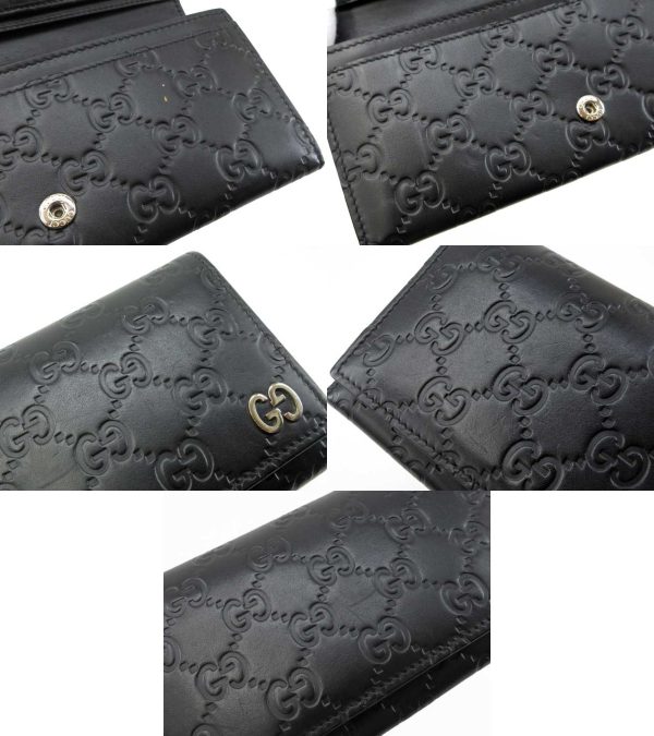 n49103 4 Gucci Guccisima Long Wallet Black