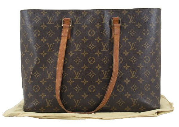 n49137 1 Louis Vuitton Monogram Luco Tote Bag Brown