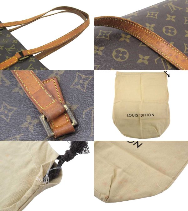 n49137 7 Louis Vuitton Monogram Luco Shoulder Tote Bag Brown