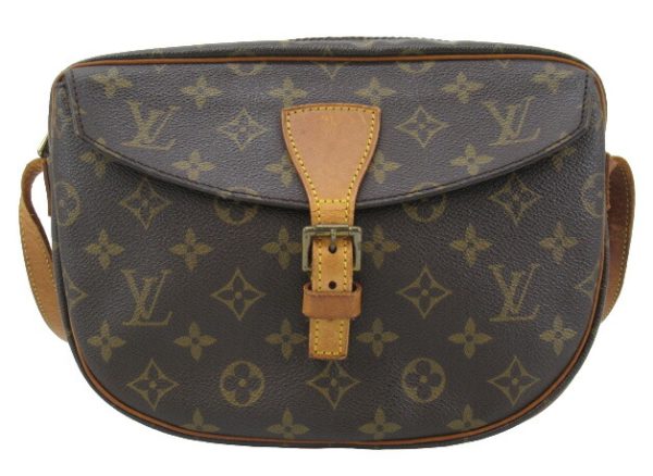 n49138 1 Louis Vuitton Monogram Genefeuille Crossbody Shoulder Bag Brown