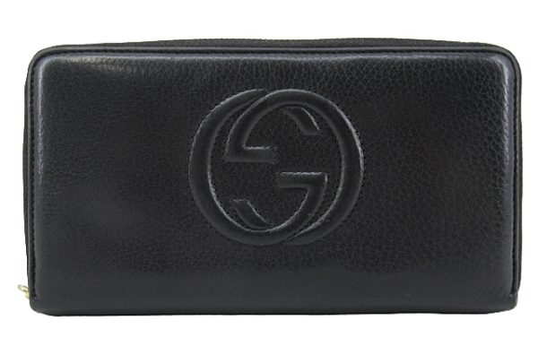 n49247 1 Gucci Soho Interlocking G Long Wallet Black