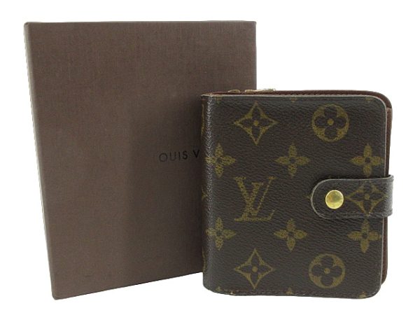 n49262 1 Louis Vuitton Monogram Zip Wallet Brown