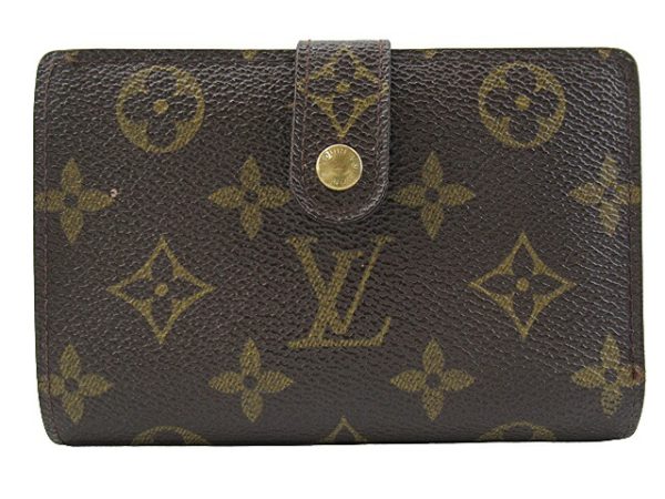 n49316 1 Louis Vuitton Monogram Portomone Viet Viennois Wallet Brown