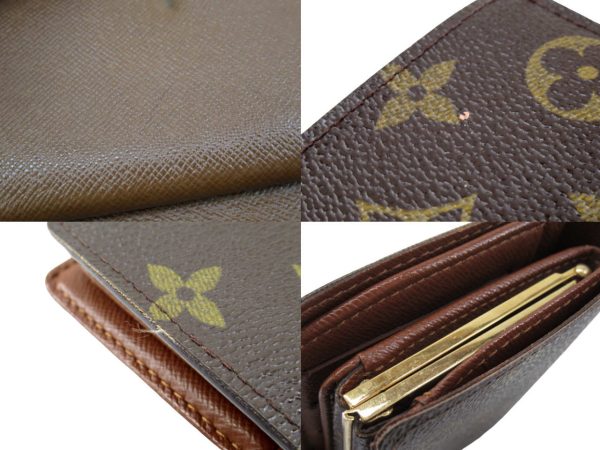 n49316 6 Louis Vuitton Monogram Portomone Viet Viennois Wallet Brown