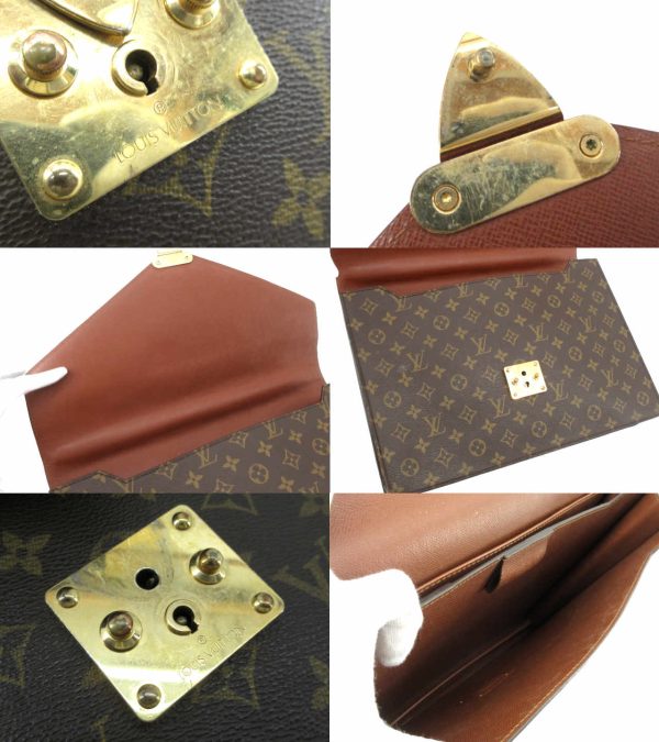 n49471 4 Louis Vuitton Monogram Conseil Briefcase Brown