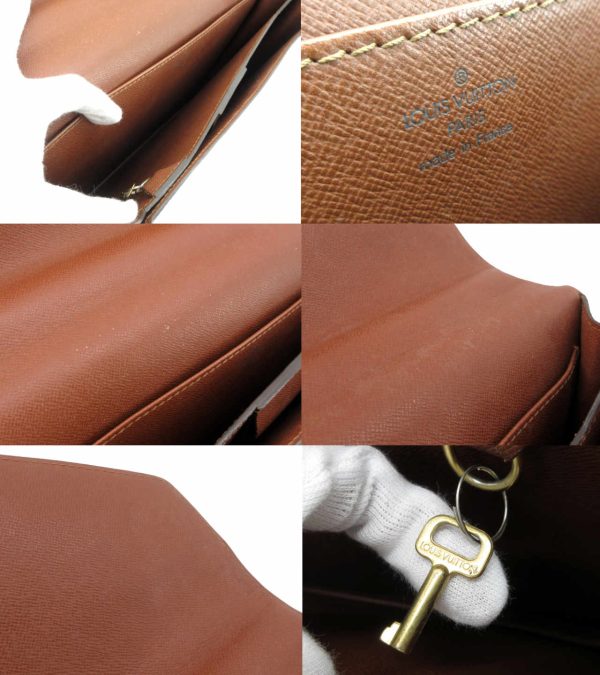 n49471 5 Louis Vuitton Monogram Conseil Briefcase Brown