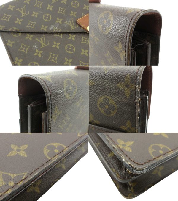 n49471 6 Louis Vuitton Monogram Conseil Briefcase Brown