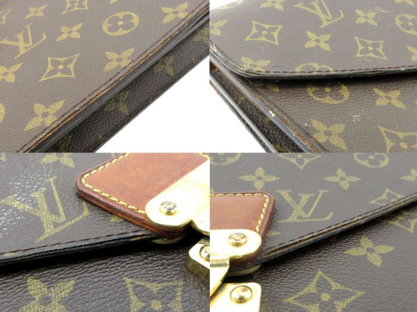 n49471 8 Louis Vuitton Monogram Conseil Briefcase Brown