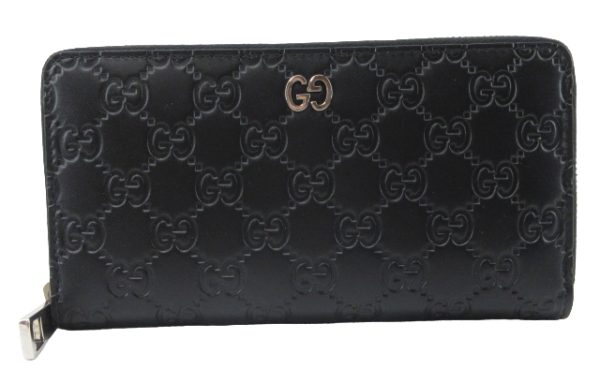 n49546 1 Gucci Guccisima Dorian Long Wallet Black